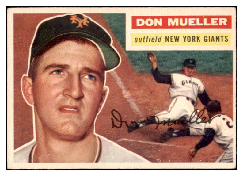 1956 Topps Baseball #241 Don Mueller Giants EX-MT 528176