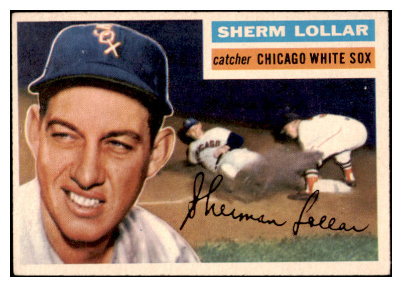 1956 Topps Baseball #243 Sherm Lollar White Sox EX-MT 528178