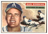 1956 Topps Baseball #045 Gus Zernial A's EX-MT White 528187