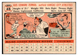 1956 Topps Baseball #045 Gus Zernial A's EX-MT White 528187