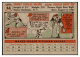 1956 Topps Baseball #054 Bob Keegan White Sox EX-MT Gray 528191