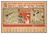 1956 Topps Baseball #075 Roy Sievers Senators EX-MT White 528195
