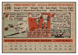 1956 Topps Baseball #128 Eddie Yost Senators EX-MT Gray 528204