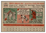 1956 Topps Baseball #132 Bobby Avila Indians EX-MT Gray 528205
