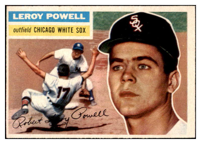 1956 Topps Baseball #144 Leroy Powell White Sox EX-MT Gray 528209