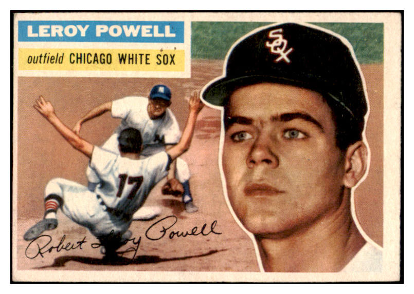 1956 Topps Baseball #144 Leroy Powell White Sox EX-MT Gray 528210