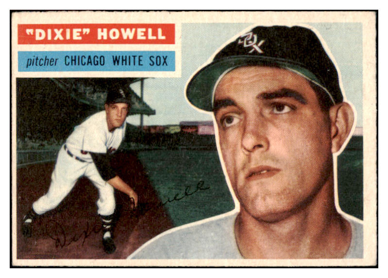 1956 Topps Baseball #149 Dixie Howell White Sox EX-MT Gray 528211