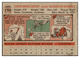 1956 Topps Baseball #159 Clint Courtney Senators EX-MT Gray 528216