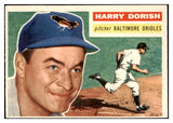 1956 Topps Baseball #167 Harry Dorish Orioles EX-MT Gray 528218