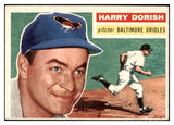 1956 Topps Baseball #167 Harry Dorish Orioles EX-MT Gray 528219