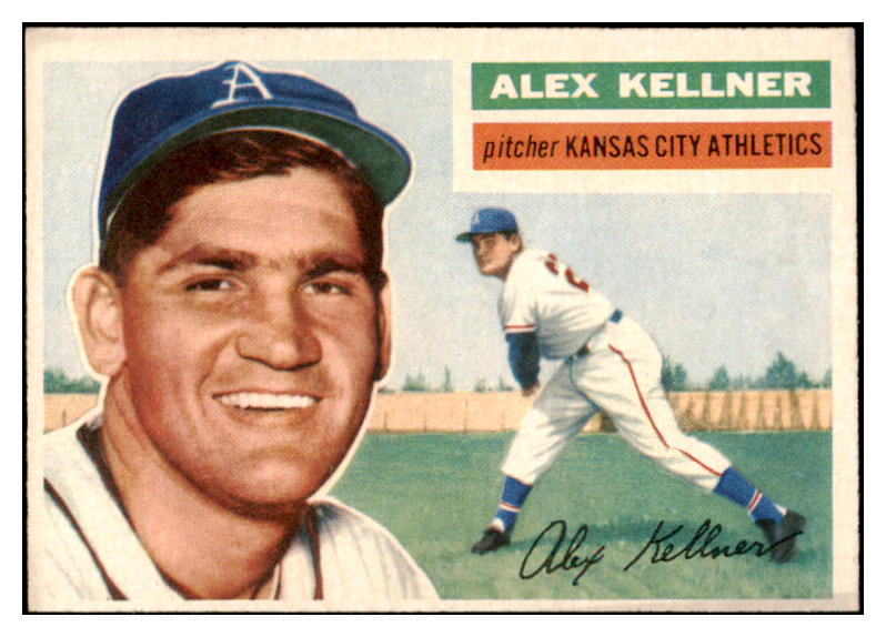 1956 Topps Baseball #176 Alex Kellner A's EX-MT Gray 528223