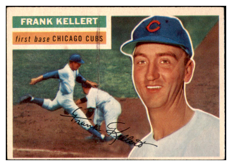 1956 Topps Baseball #291 Frank Kellert Cubs EX-MT 528232