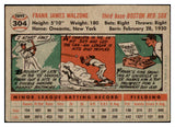 1956 Topps Baseball #304 Frank Malzone Red Sox EX-MT 528233