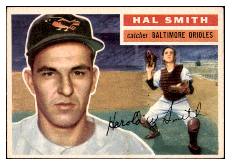 1956 Topps Baseball #062 Hal Smith Orioles EX-MT White 528253