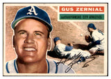 1956 Topps Baseball #045 Gus Zernial A's EX-MT White 528263