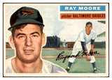 1956 Topps Baseball #043 Ray Moore Orioles EX-MT Gray 528264