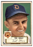 1952 Topps Baseball #086 Ted Gray Tigers EX 528272