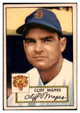 1952 Topps Baseball #103 Cliff Mapes Tigers EX 528274