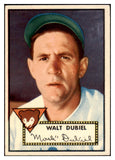 1952 Topps Baseball #164 Walt Dubiel Cubs EX 528275