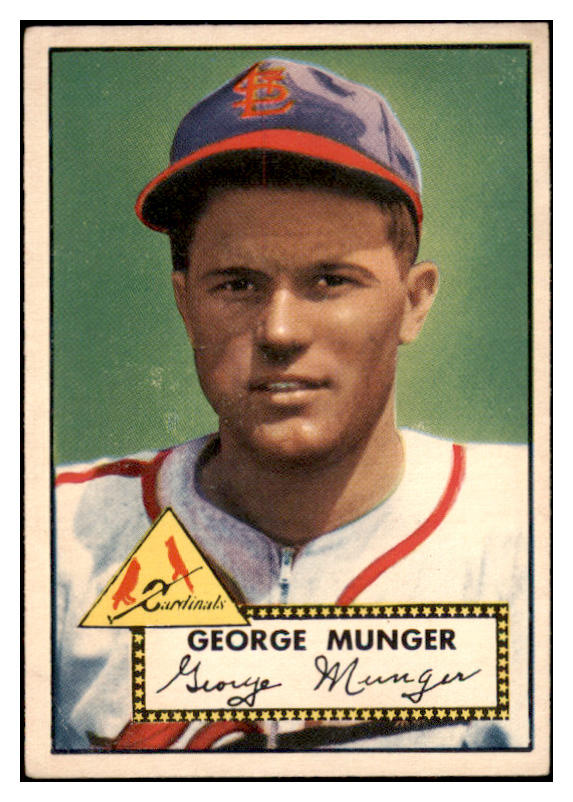 1952 Topps Baseball #115 George Munger Cardinals EX 528279