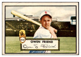 1952 Topps Baseball #160 Owen Friend Browns VG-EX 528284