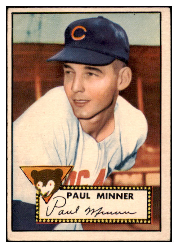1952 Topps Baseball #127 Paul Minner Cubs VG-EX 528286