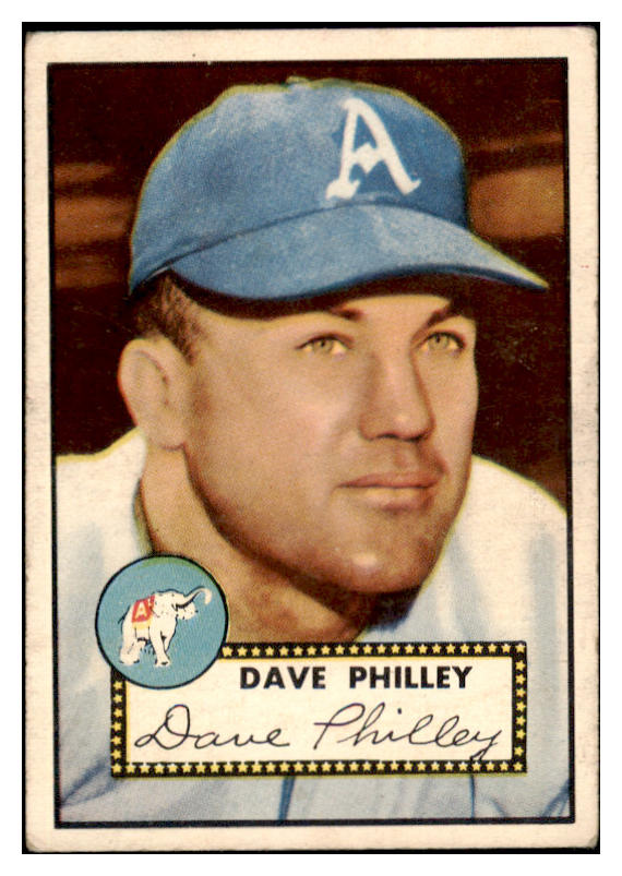 1952 Topps Baseball #226 Dave Philley A's VG-EX 528289