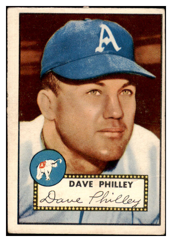 1952 Topps Baseball #226 Dave Philley A's VG-EX 528291