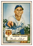 1952 Topps Baseball #208 Marlin Stuart Tigers EX-MT 528299