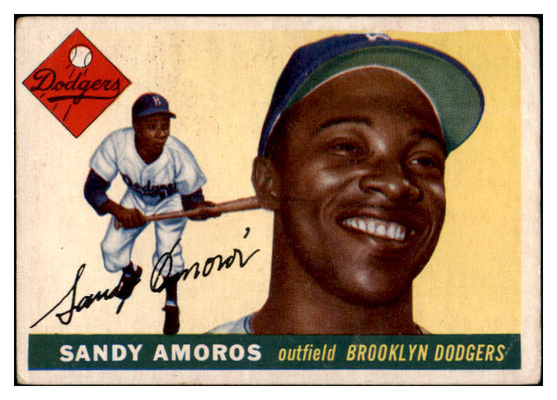 1955 Topps Baseball #075 Sandy Amoros Dodgers VG 528300