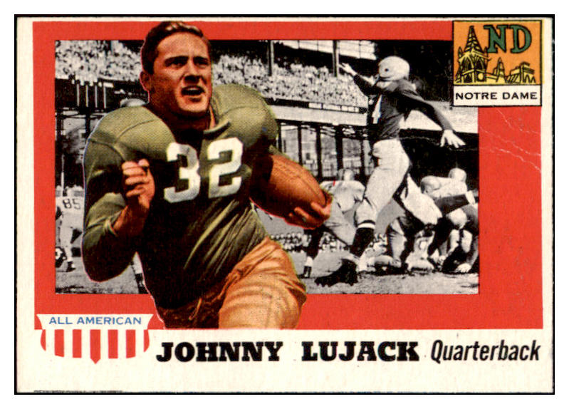 1955 Topps Football #052 Johnny Lujack Notre Dame VG-EX/EX 528312