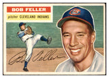 1956 Topps Baseball #200 Bob Feller Indians EX+ 528319