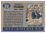 1955 Topps Football #032 Hank Foldberg Army EX-MT 528326