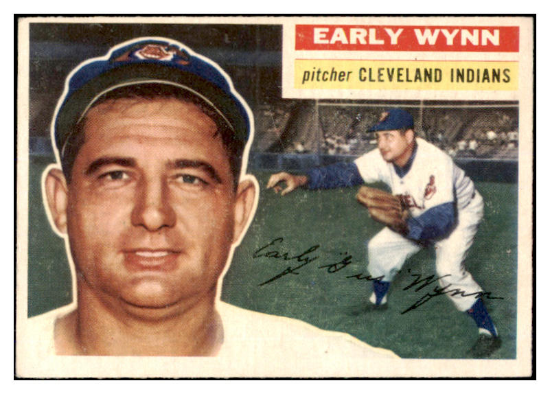 1956 Topps Baseball #187 Early Wynn Indians EX-MT 528337