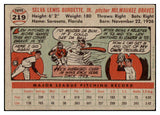 1956 Topps Baseball #219 Lew Burdette Braves EX-MT 528338