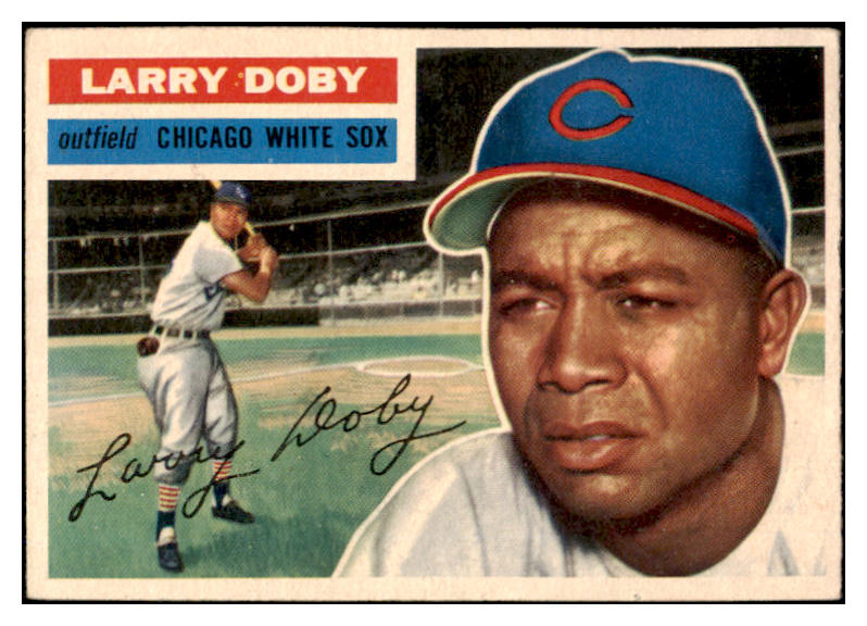 1956 Topps Baseball #250 Larry Doby White Sox EX+/EX-MT 528340