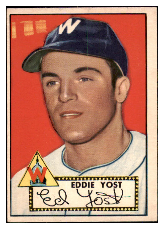 1952 Topps Baseball #123 Eddie Yost Senators EX-MT 528343