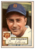 1952 Topps Baseball #104 Don Kolloway Tigers EX-MT 528348