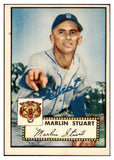 1952 Topps Baseball #208 Marlin Stuart Tigers EX-MT 528352