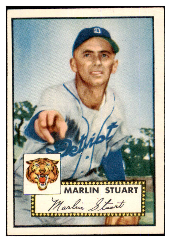 1952 Topps Baseball #208 Marlin Stuart Tigers EX-MT 528353