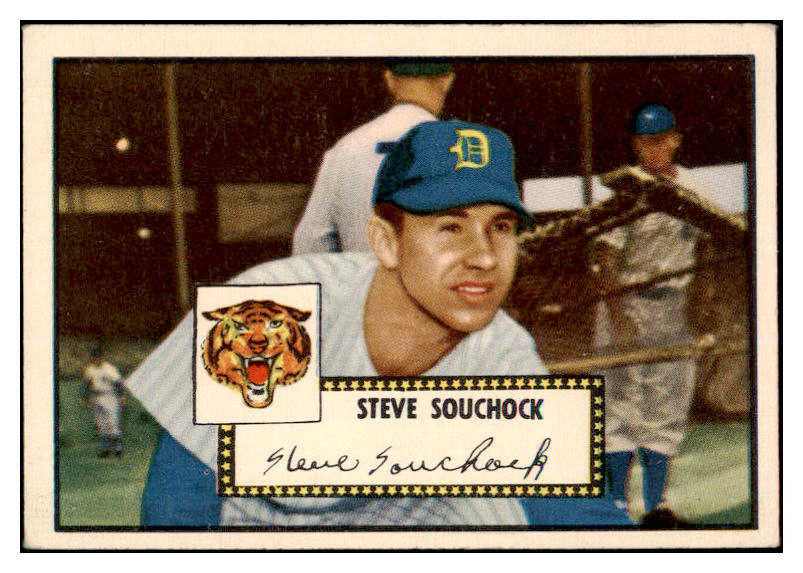 1952 Topps Baseball #234 Steve Souchock Tigers EX-MT 528354