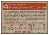 1952 Topps Baseball #234 Steve Souchock Tigers EX-MT 528354