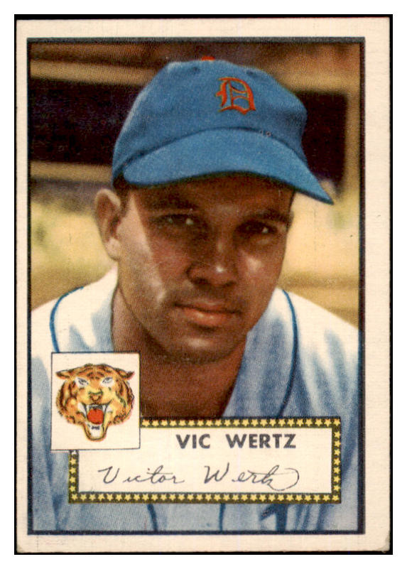 1952 Topps Baseball #244 Vic Wertz Tigers EX-MT 528361