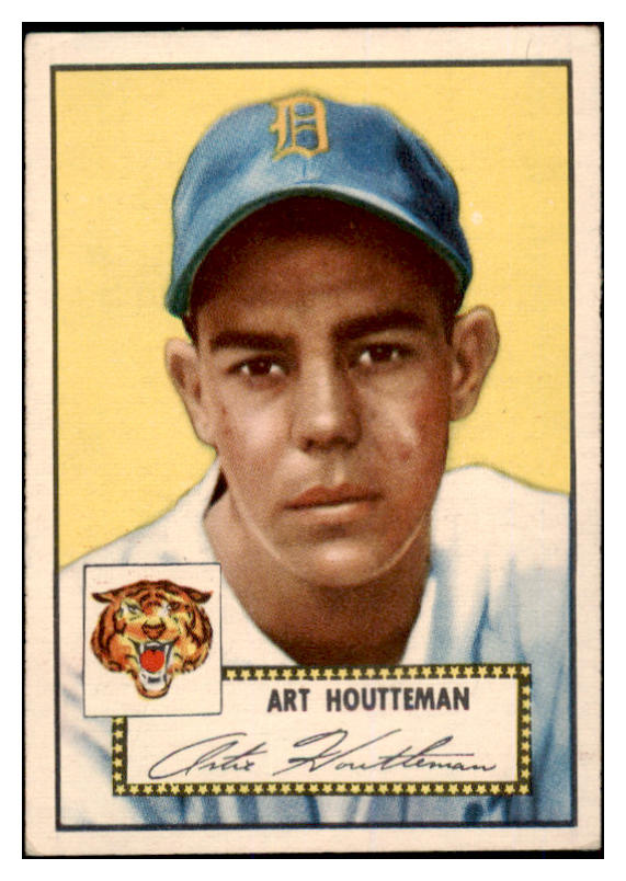 1952 Topps Baseball #238 Art Houtteman Tigers EX-MT 528362