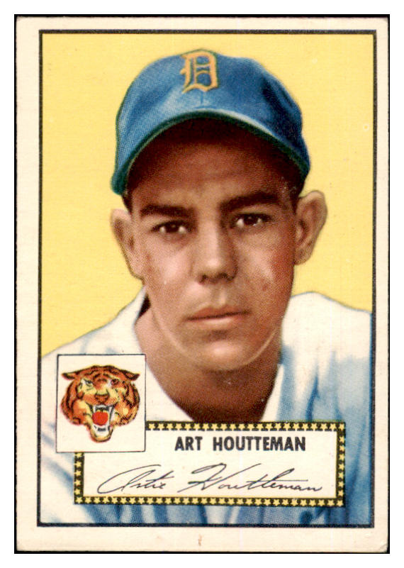 1952 Topps Baseball #238 Art Houtteman Tigers EX-MT 528363
