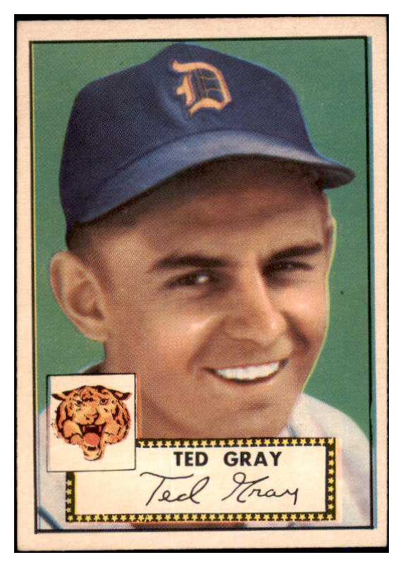 1952 Topps Baseball #086 Ted Gray Tigers EX-MT 528365