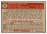 1952 Topps Baseball #086 Ted Gray Tigers EX-MT 528365