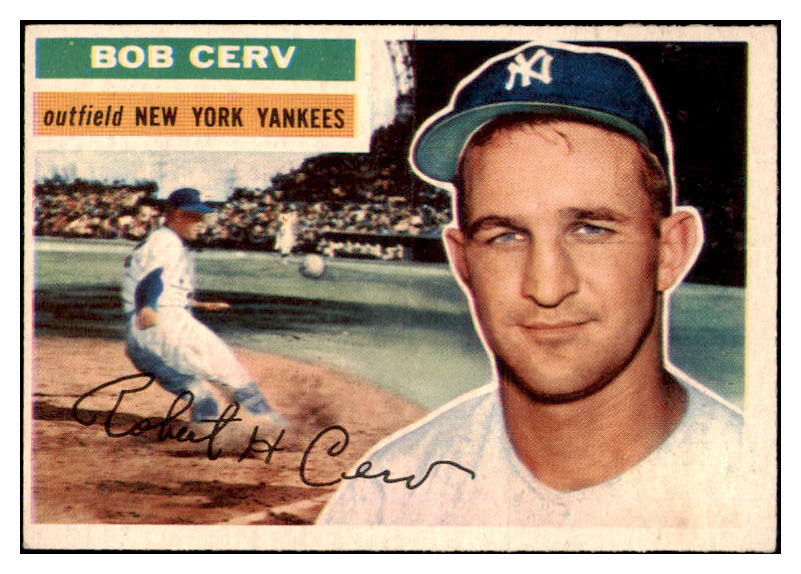 1956 Topps Baseball #288 Bob Cerv Yankees EX-MT 528371