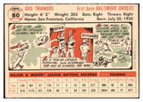 1956 Topps Baseball #080 Gus Triandos Orioles EX-MT White 528372