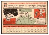 1956 Topps Baseball #086 Ray Jablonski Reds EX-MT White 528375